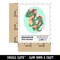 Asian Long Dragon Cloudy Sky Waterproof Vinyl Phone Tablet Laptop Water Bottle Sticker Set - 5 Pack